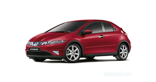 Honda Civic 8 3D, 5D hatchback (2006-2007) спеціальне кріплення з ковпачком, що закривається.