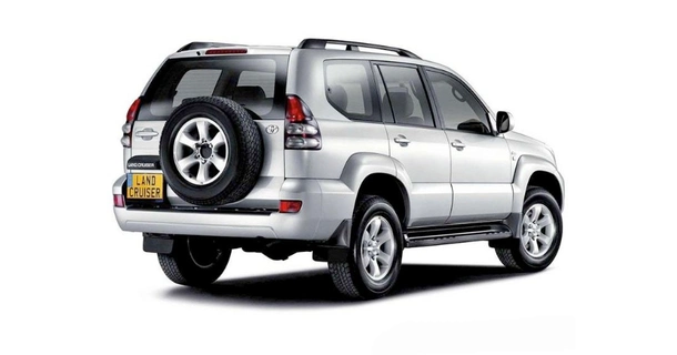 Toyota Land Cruiser Prado 120 (2002-2009) с задниим колесом