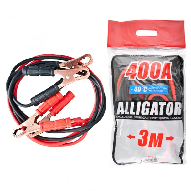 Проводи прикурювачі Alligator 400А